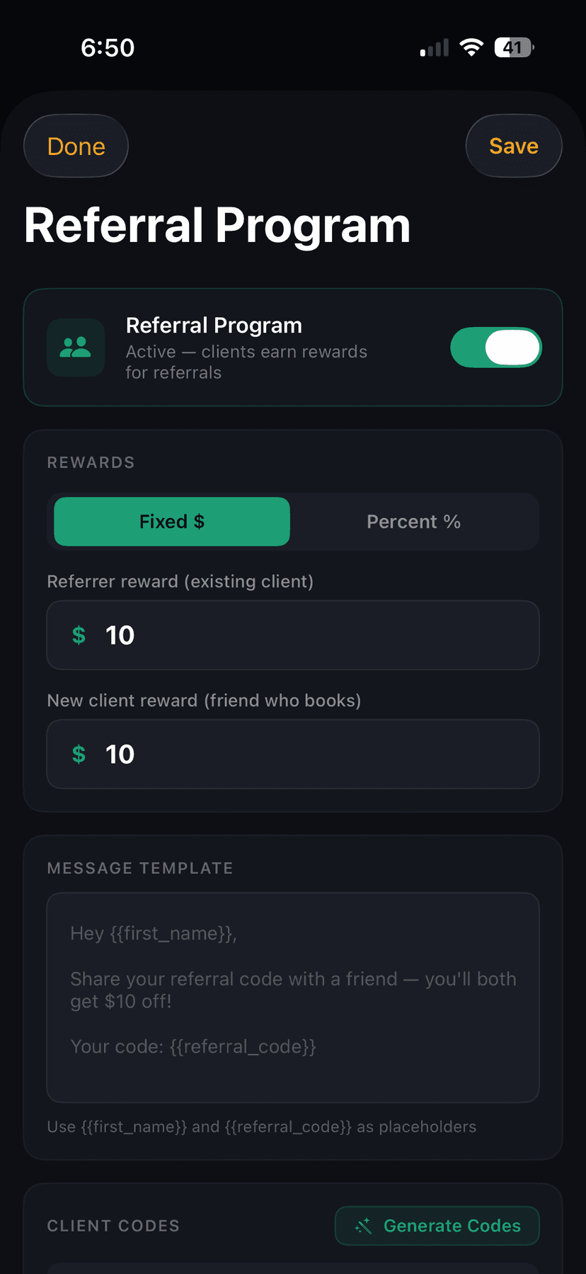 Referrals